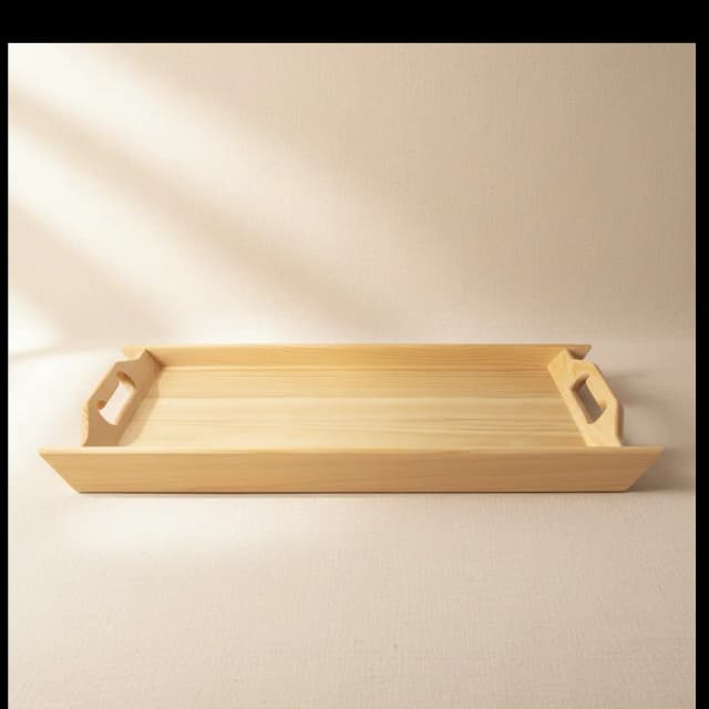 AFZA WOODEN SERVING TRAY
